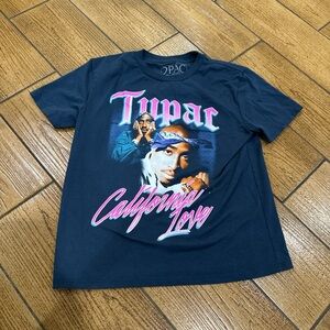 2PAC Navy Blue T-Shirt